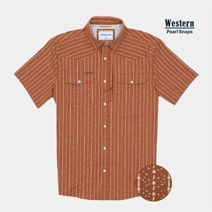 The Earl XL Slim  - Western shirt with pearl snaps by Poncho